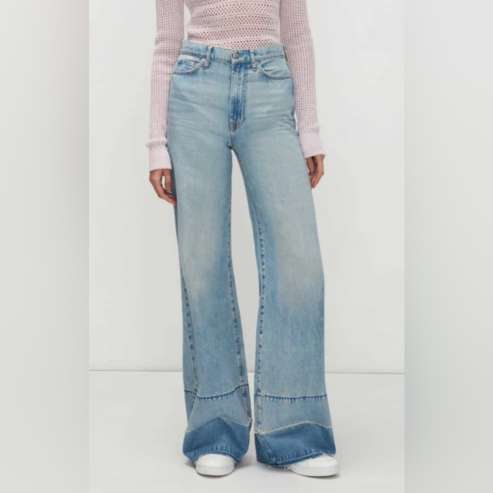 7 For All Mankind Women’s Light Wash Ultra High Rise Jo Jeans
